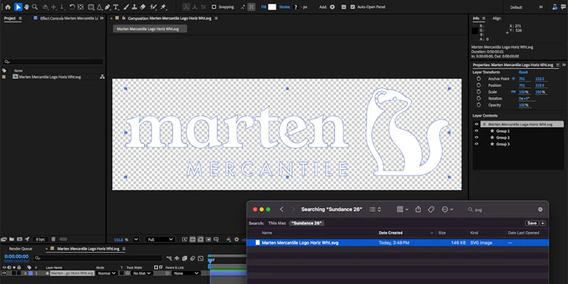 After Effects 26 SVG