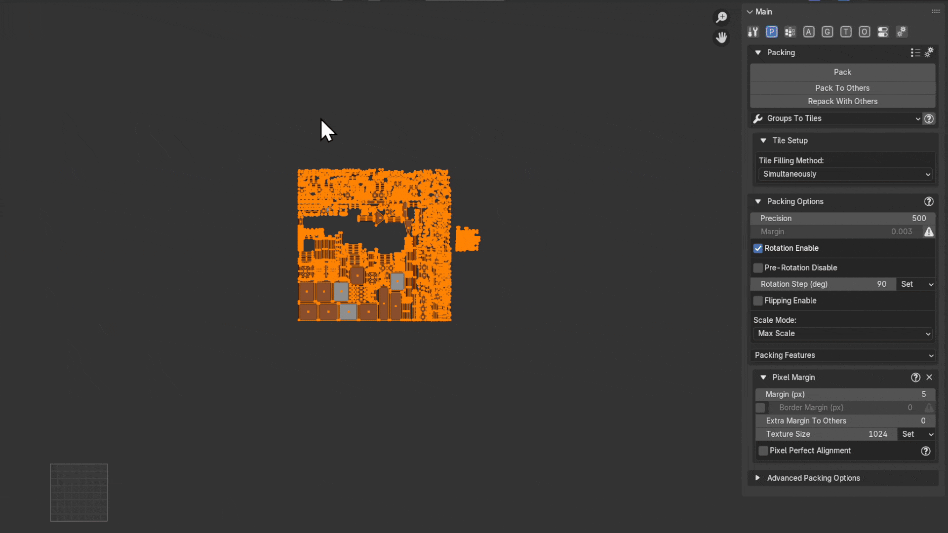 UVPackmaster4 DynamicTiles